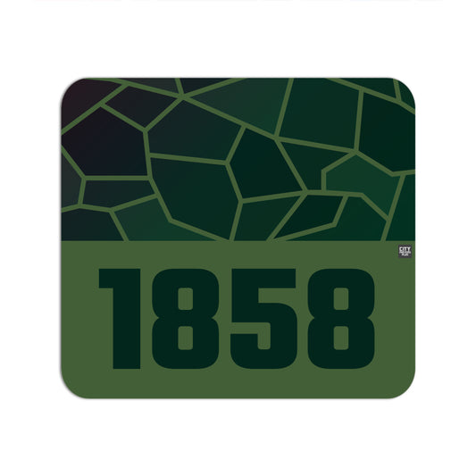 1858 Year Mousepad (Olive Green)