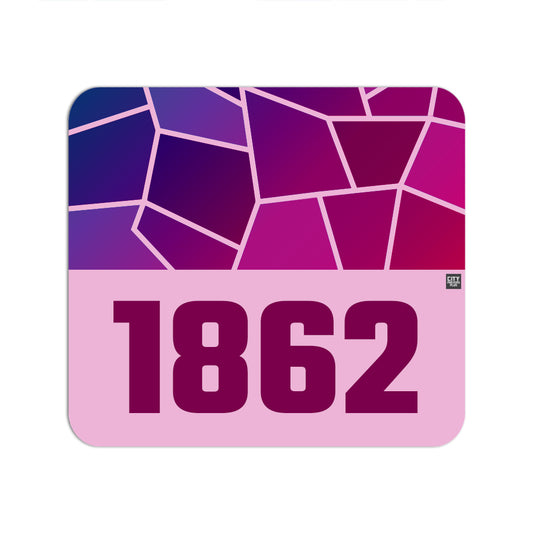 1862 Year Mousepad (Light Pink)