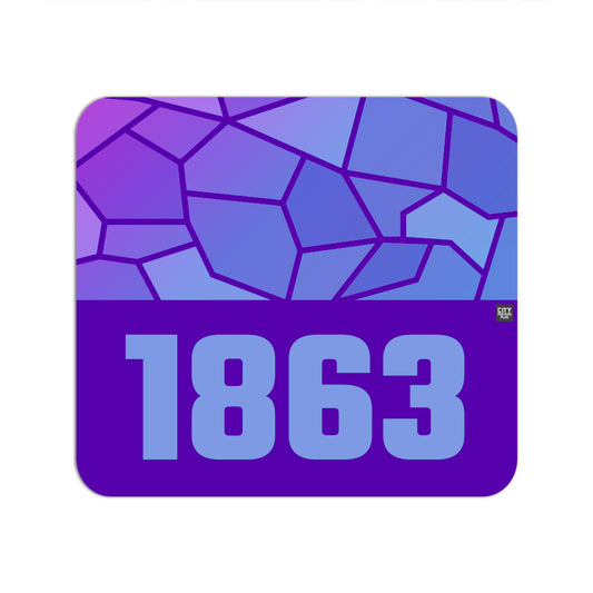1863 Year Mousepad (Purple)