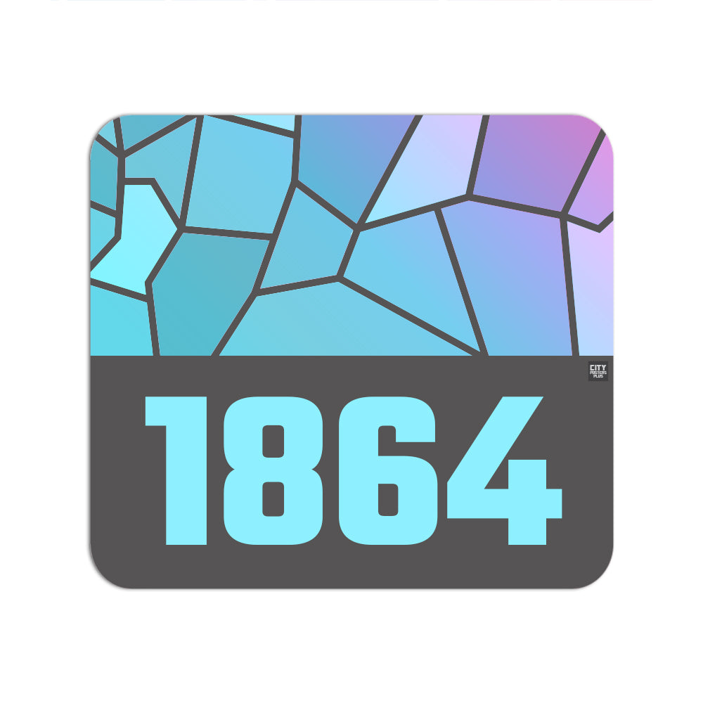 1864 Year Mousepad (Charcoal Grey)