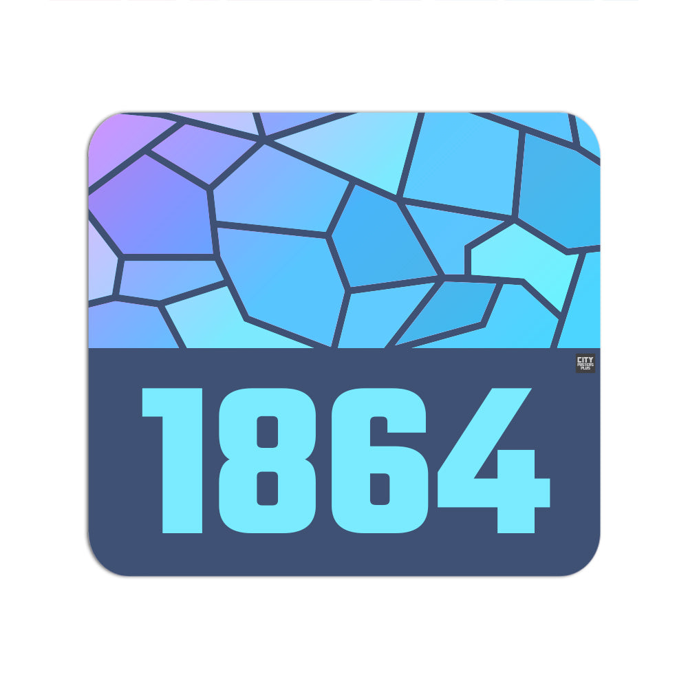 1864 Year Mousepad (Navy Blue)