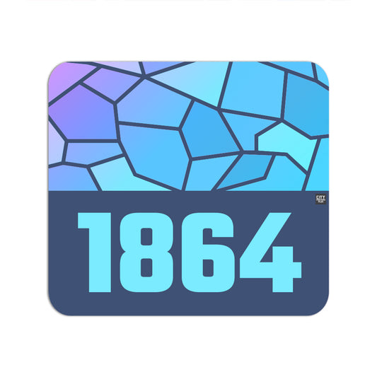 1864 Year Mousepad (Navy Blue)