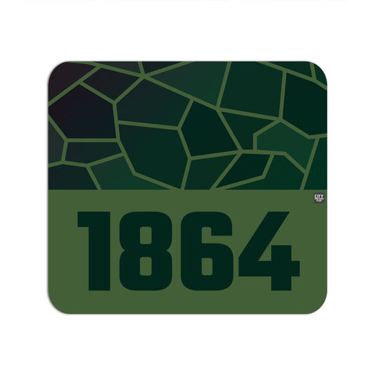 1864 Year Mousepad (Olive Green)