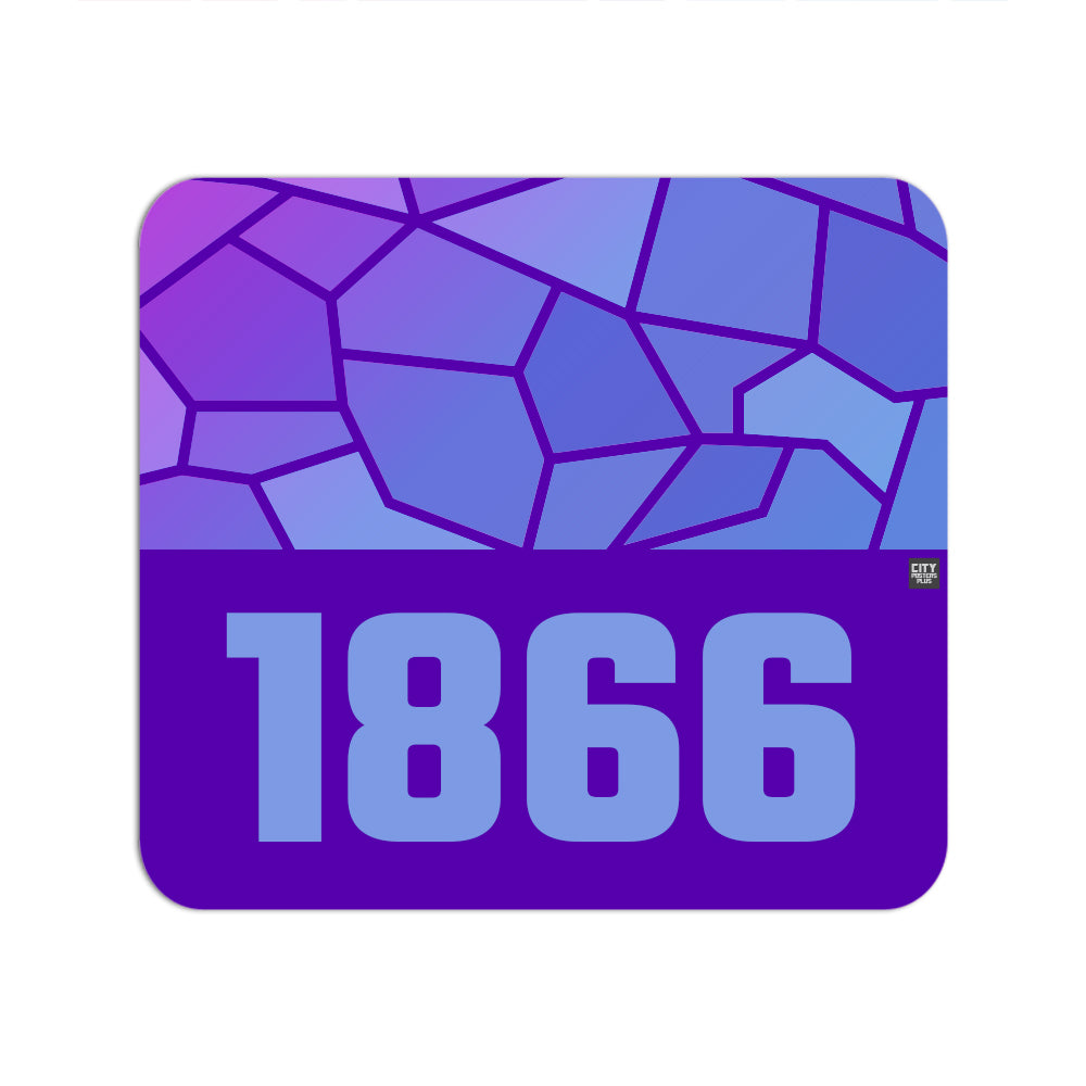1866 Year Mousepad (Purple)