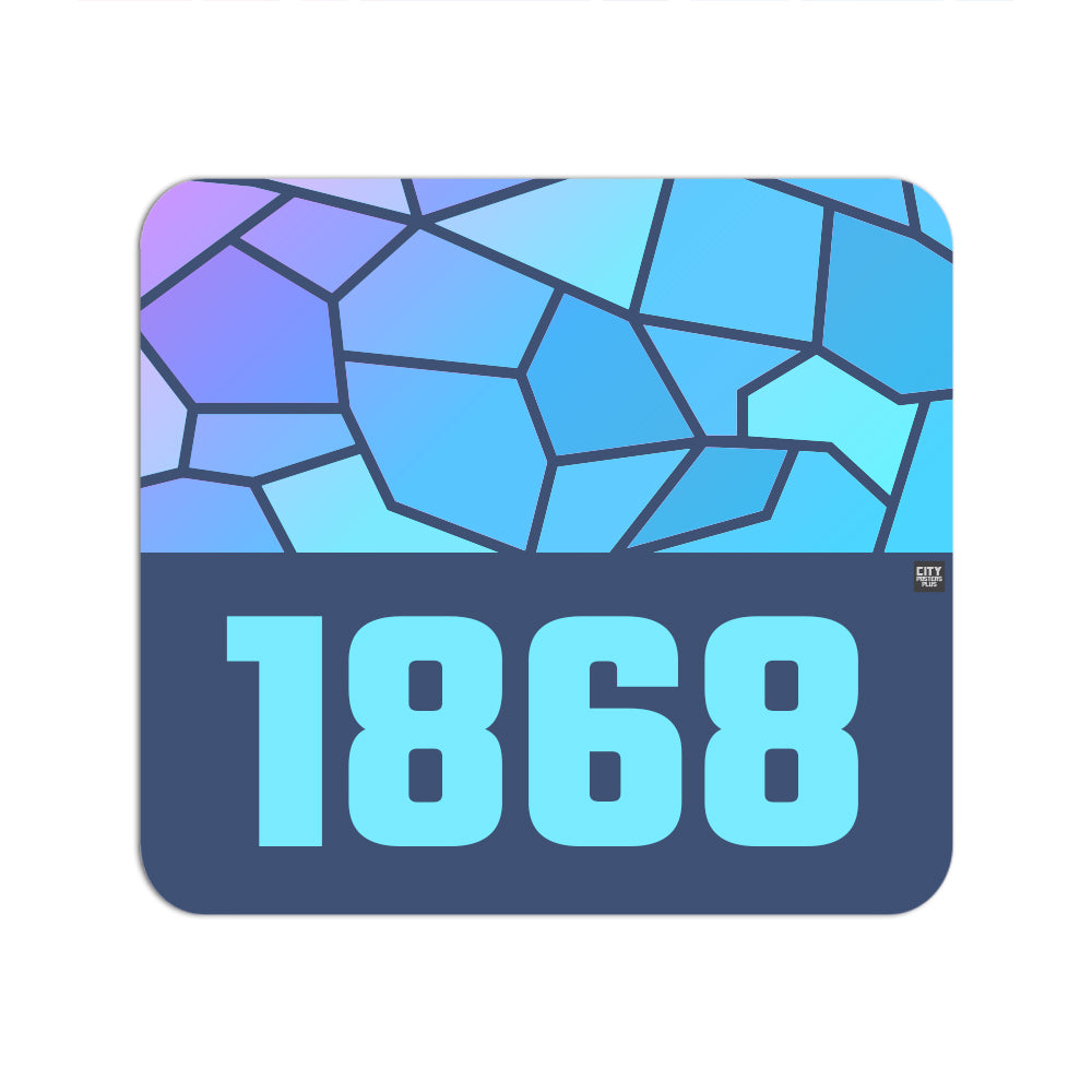 1868 Year Mousepad (Navy Blue)