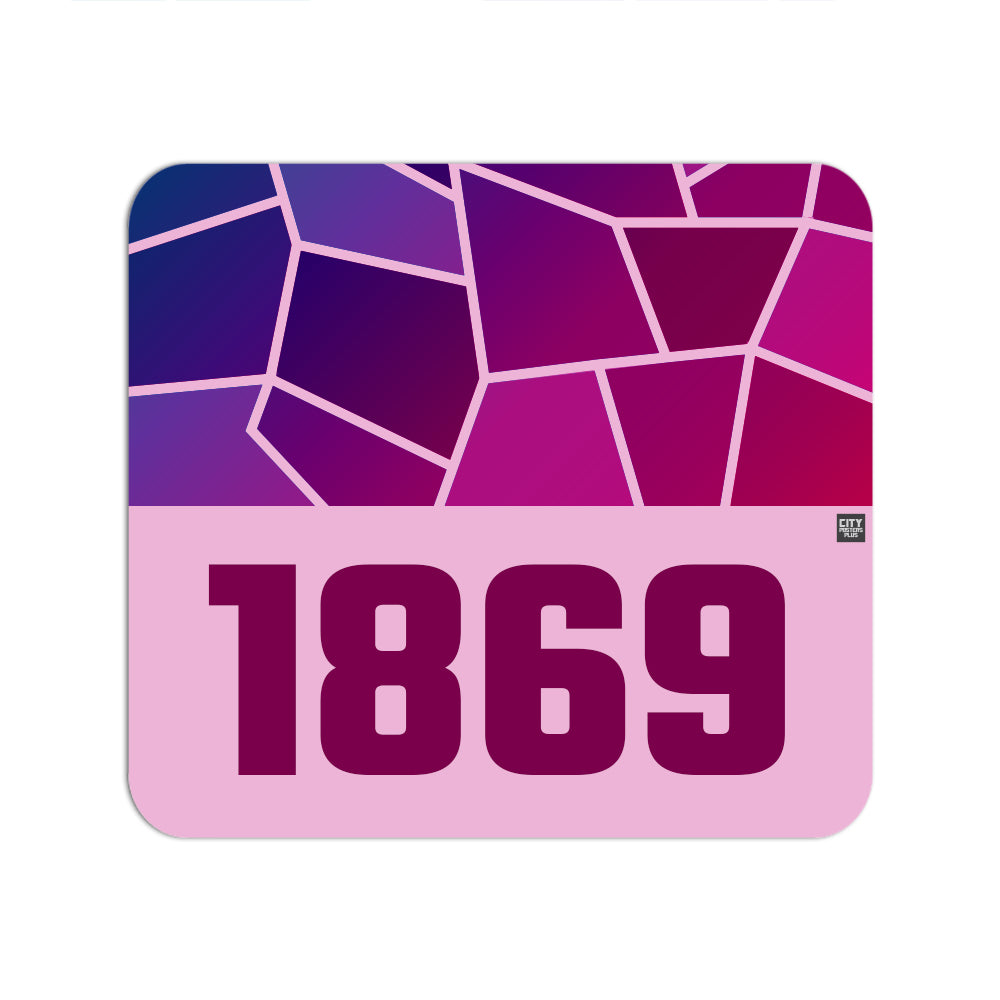 1869 Year Mousepad (Light Pink)