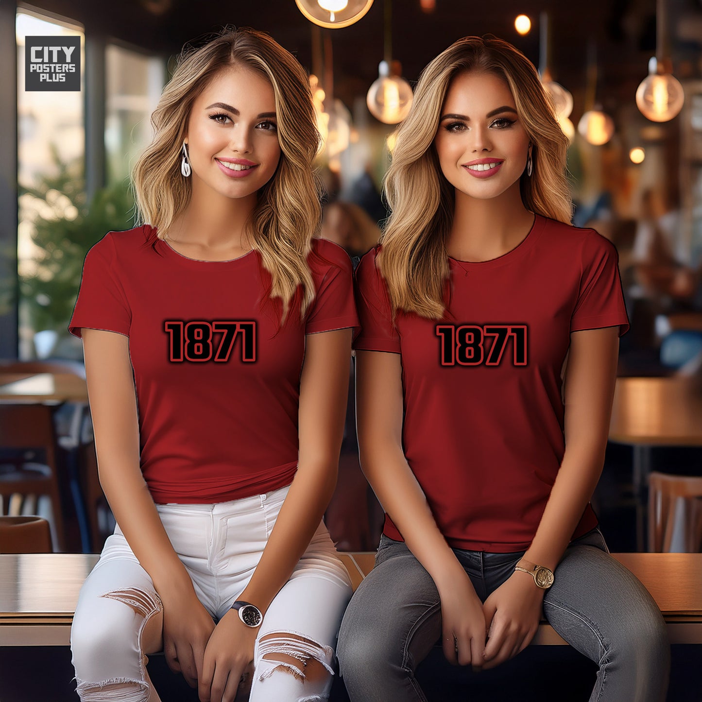 1871 Vintage Birth Year Women T-Shirt | City Posters Plus