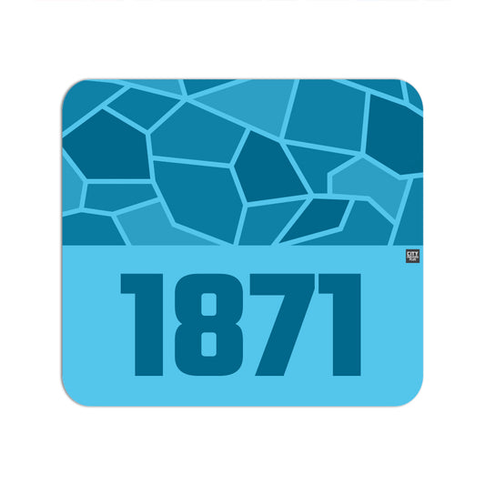1871 Year Mousepad (Sky Blue)