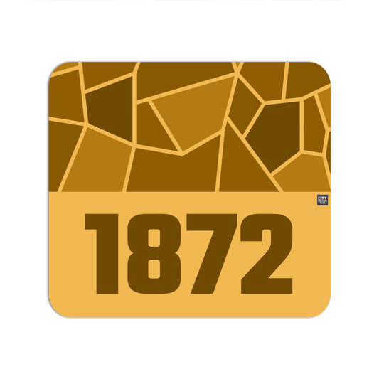 1872 Year Mousepad (Golden Yellow)