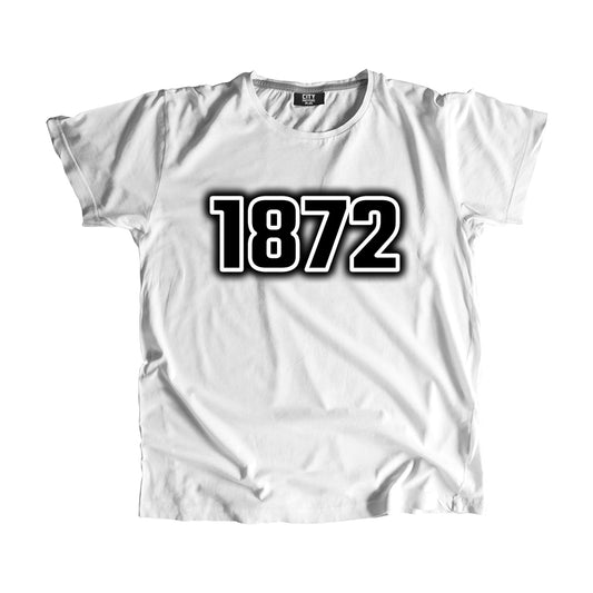 1872 Vintage Heritage Year Men Unisex T-Shirt (White)