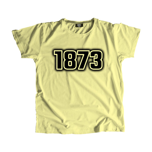 1873 Year Men Unisex T-Shirt (Butter Yellow)