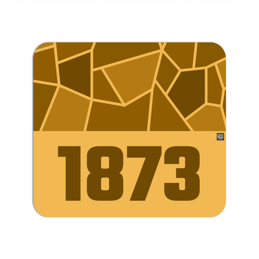 1873 Year Mousepad (Golden Yellow)