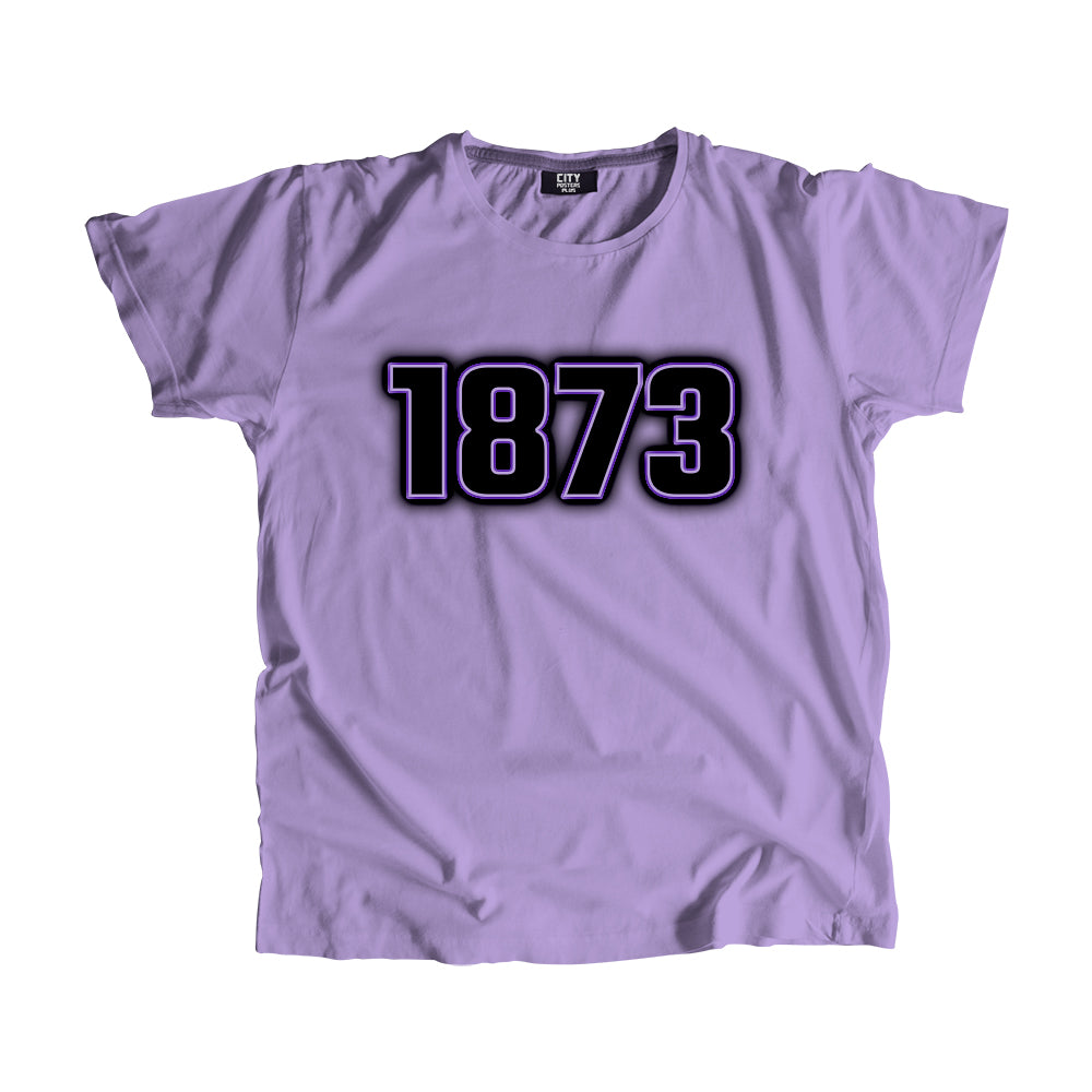 1873 Year Men Unisex T-Shirt (Iris Lavender)