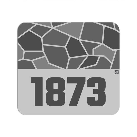 1873 Year Mousepad (Melange Grey)
