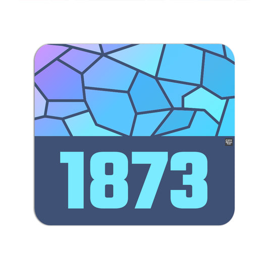 1873 Year Mousepad (Navy Blue)
