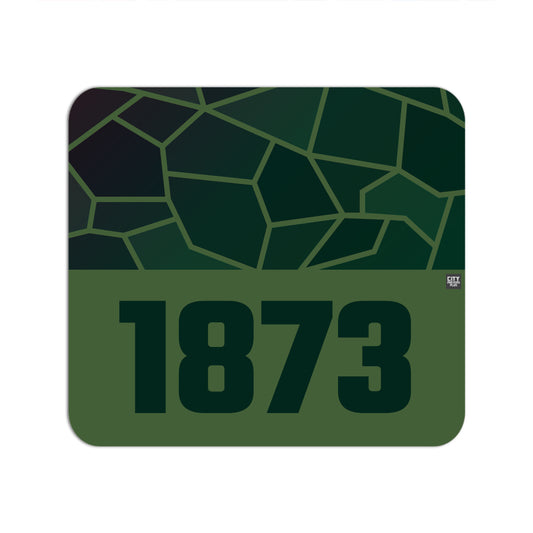 1873 Year Mousepad (Olive Green)