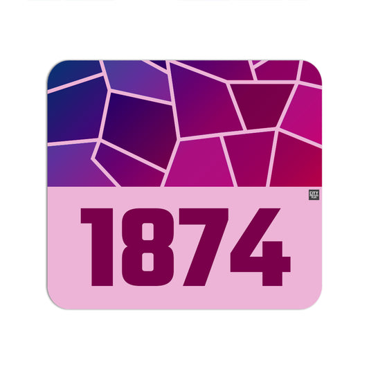 1874 Year Mousepad (Light Pink)