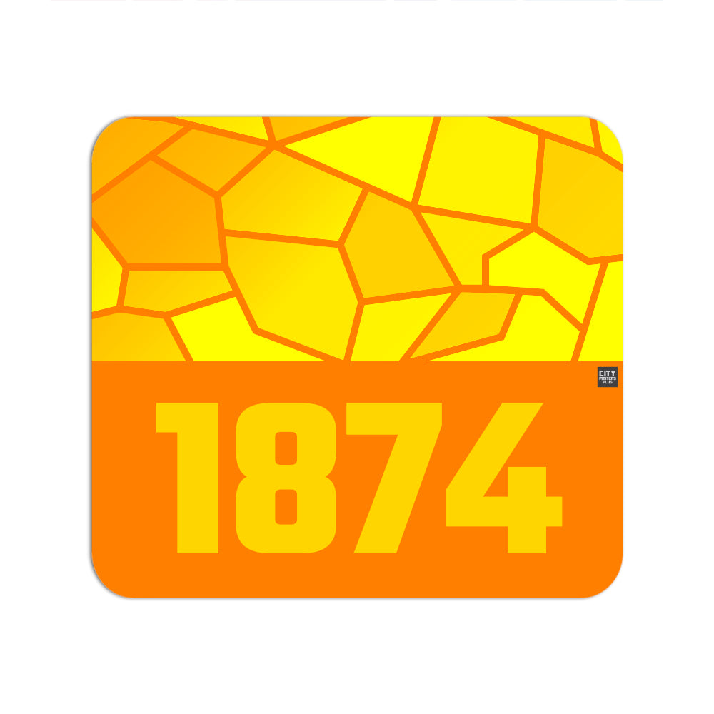 1874 Year Mousepad (Orange)