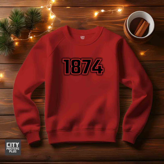 1874 Men Unisex Sweatshirt | Vintage Birth Year Gift Sweatshirt