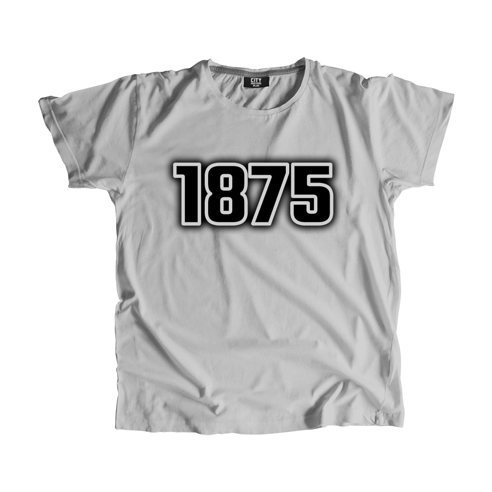 1875 Year Men Unisex T-Shirt (Melange Grey)