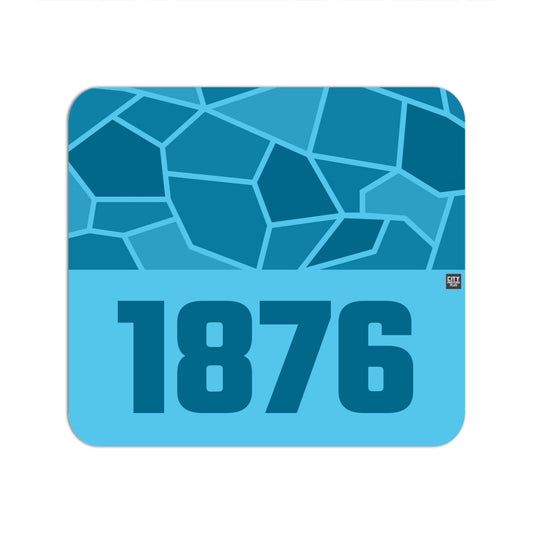 1876 Year Mousepad (Sky Blue)