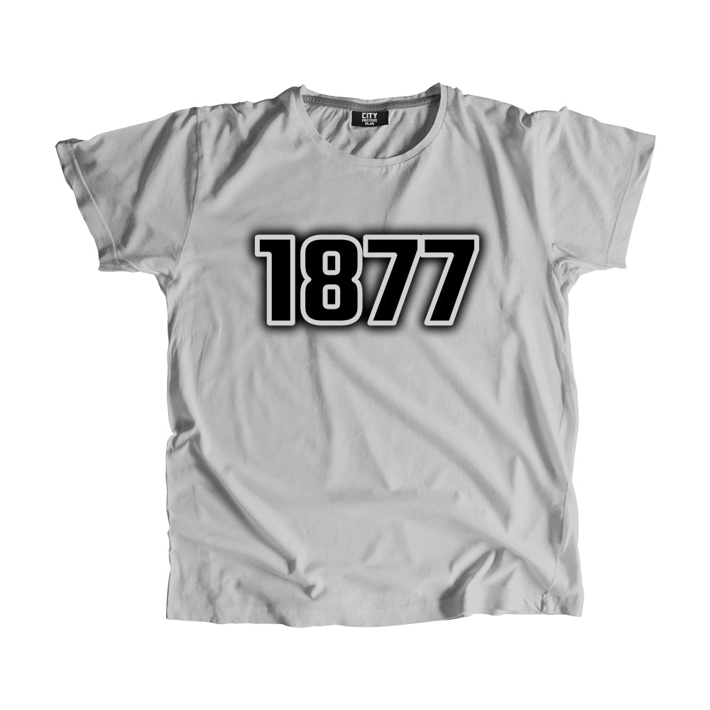1877 Year Men Unisex T-Shirt (Melange Grey)
