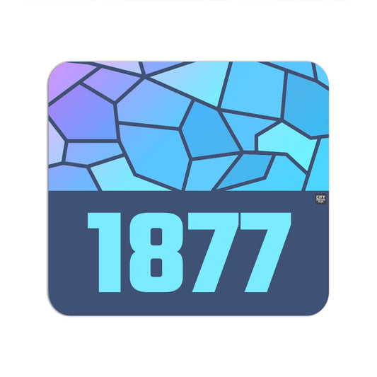 1877 Year Mousepad (Navy Blue)