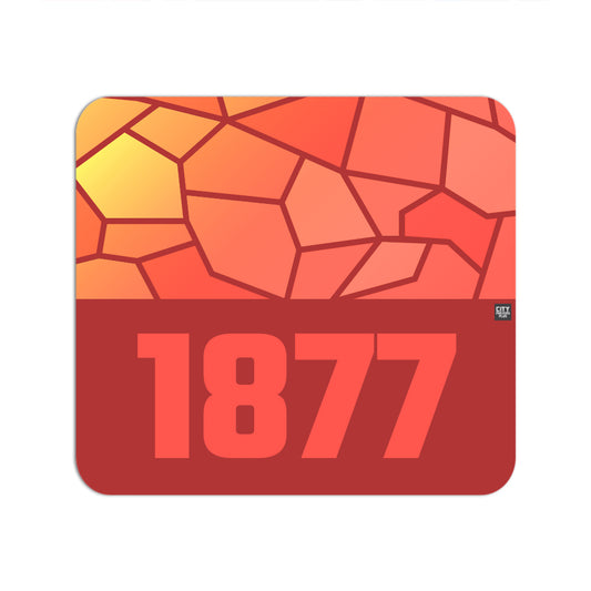 1877 Year Mousepad (Red)