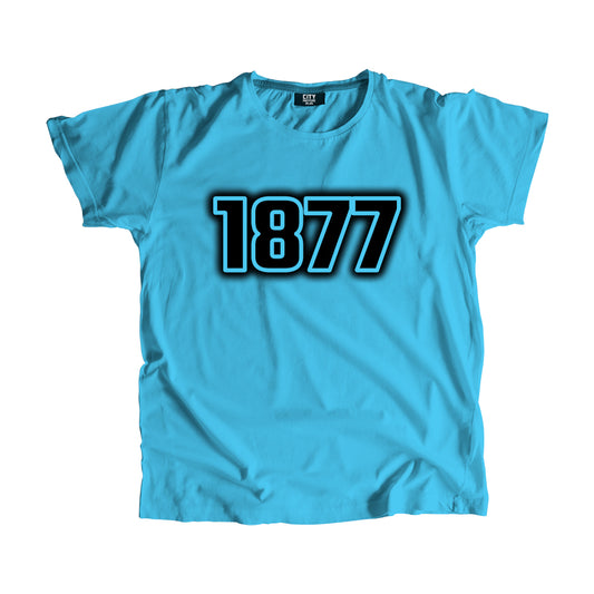 1877 Year Men Unisex T-Shirt (Sky Blue)