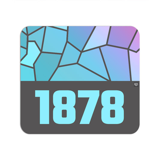 1878 Year Mousepad (Charcoal Grey)