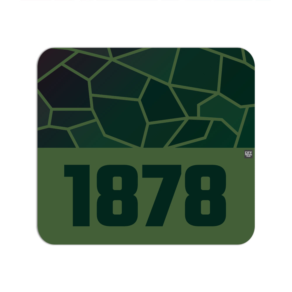 1878 Year Mousepad (Olive Green)