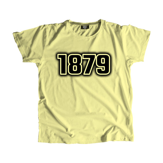 1879 Year Men Unisex T-Shirt (Butter Yellow)