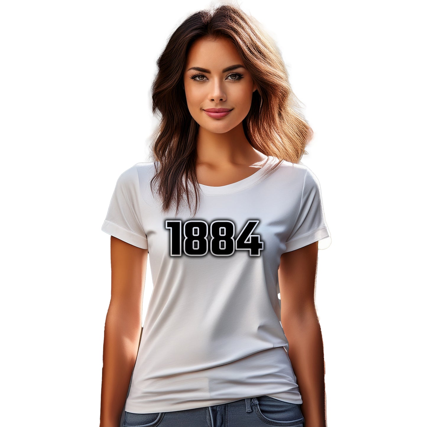 1884 Year Women T-Shirt (White)