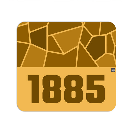 1885 Year Mousepad (Golden Yellow)