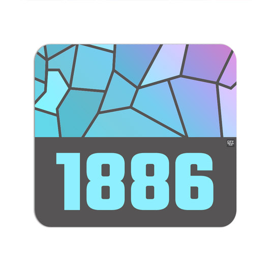 1886 Year Mousepad (Charcoal Grey)