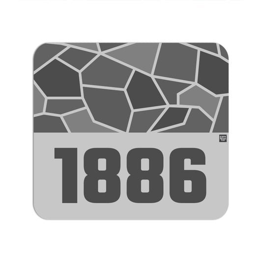 1886 Year Mousepad (Melange Grey)