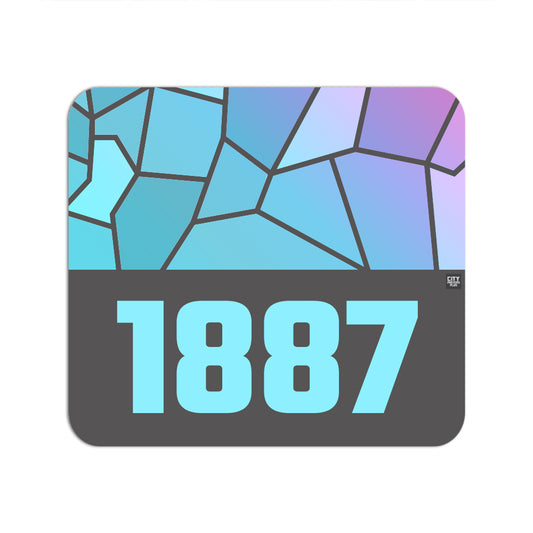 1887 Year Mousepad (Charcoal Grey)