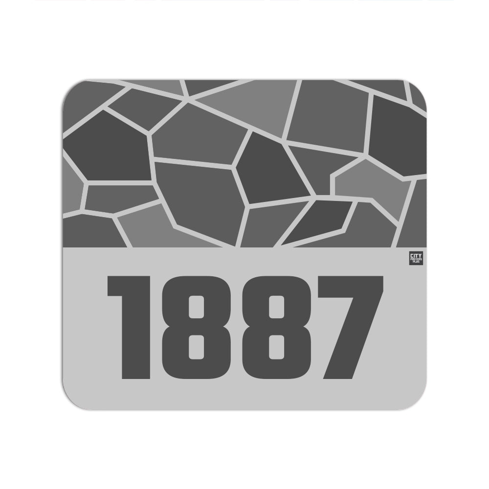 1887 Year Mousepad (Melange Grey)