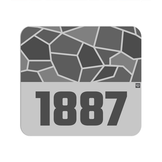 1887 Year Mousepad (Melange Grey)
