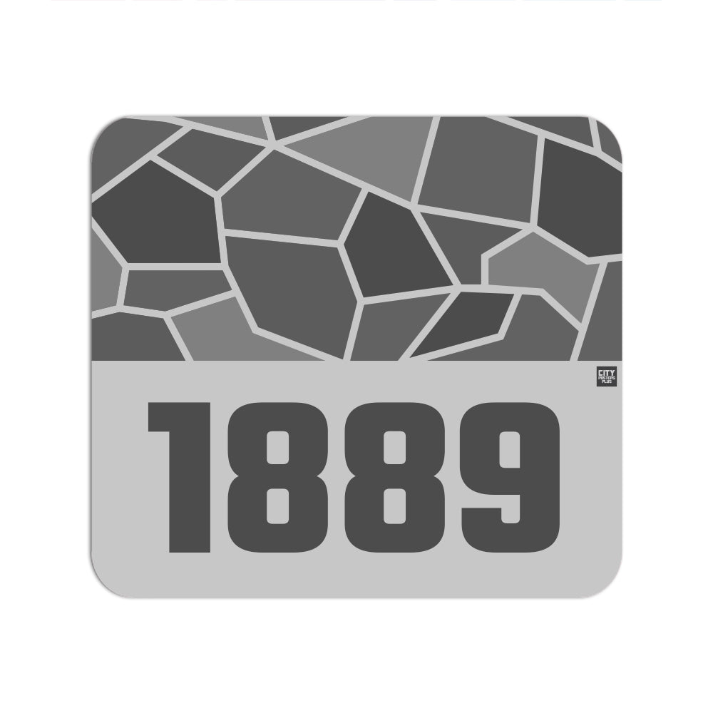 1889 Year Mousepad (Melange Grey)