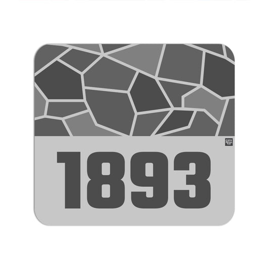 1893 Year Mousepad (Melange Grey)
