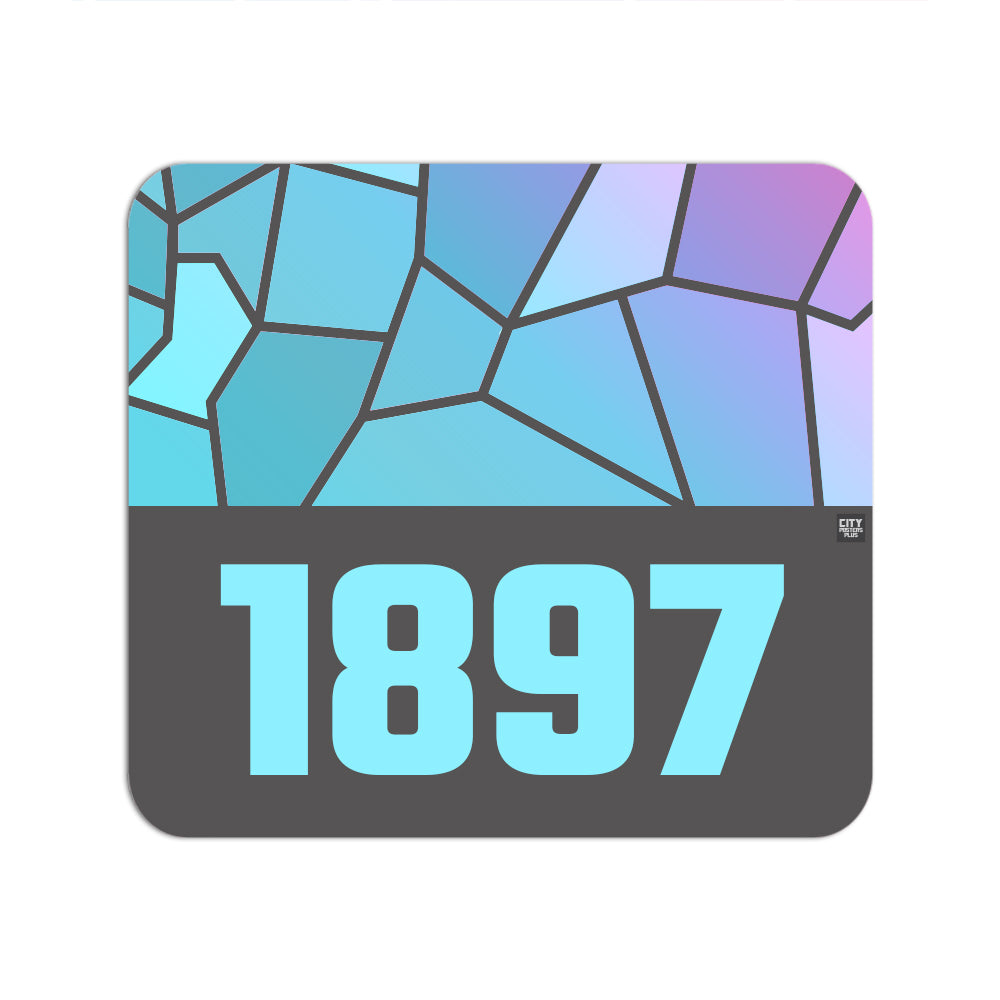 1897 Year Mousepad (Charcoal Grey)