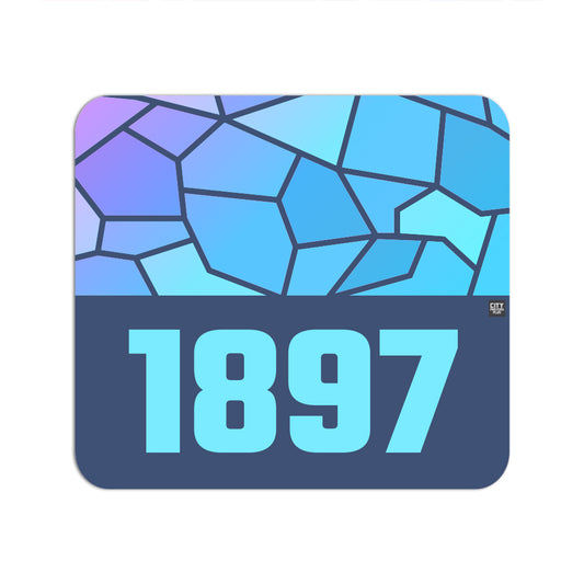 1897 Year Mousepad (Navy Blue)