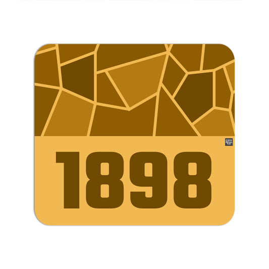 1898 Year Mousepad (Golden Yellow)