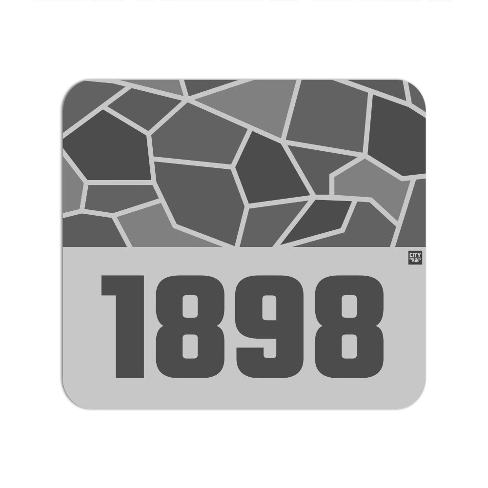 1898 Year Mousepad (Melange Grey)