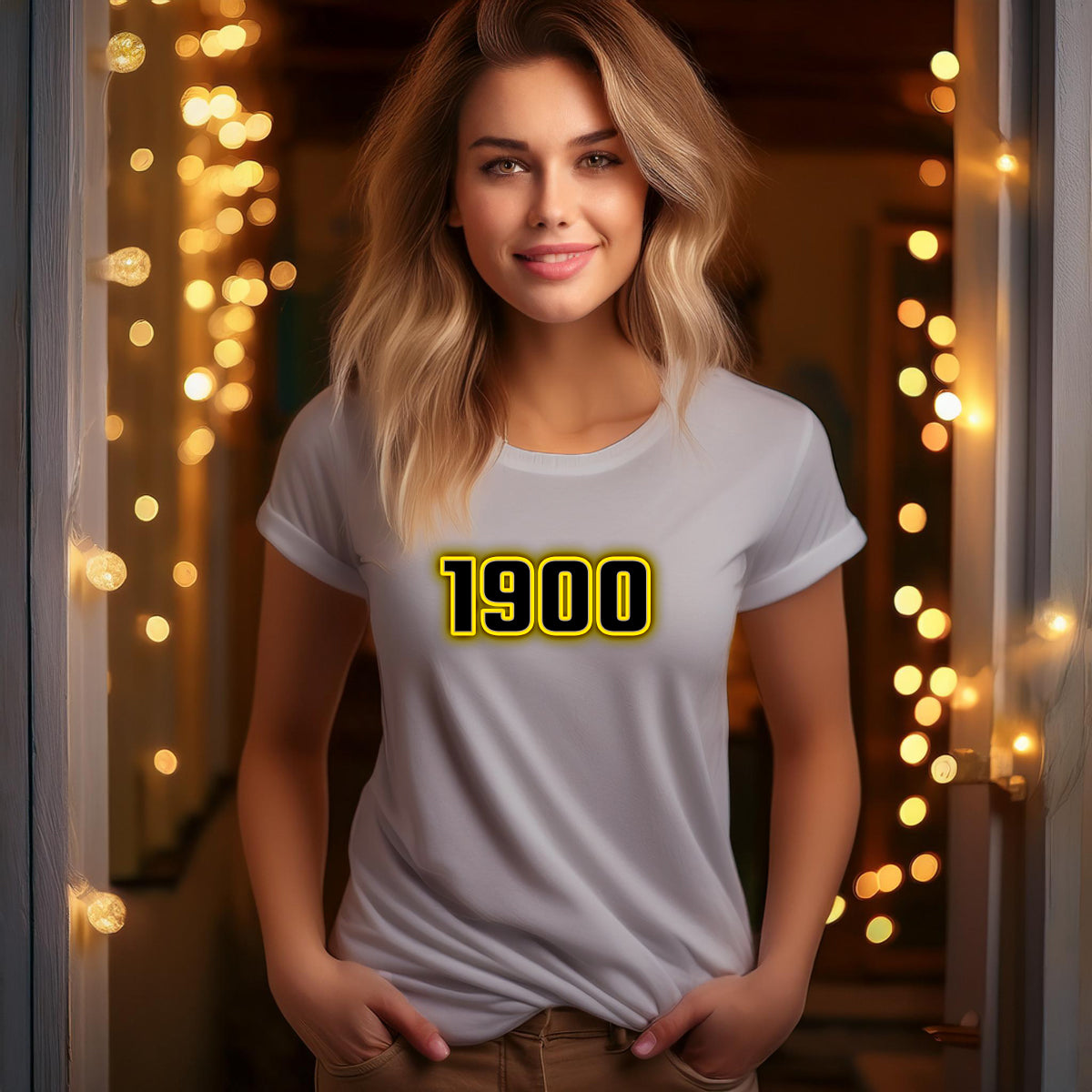 1900 Year Women T-Shirt (Melange Grey)