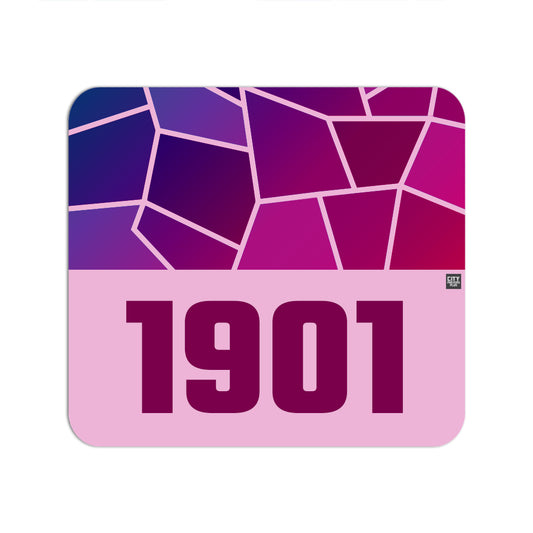 1901 Year Mousepad (Light Pink)