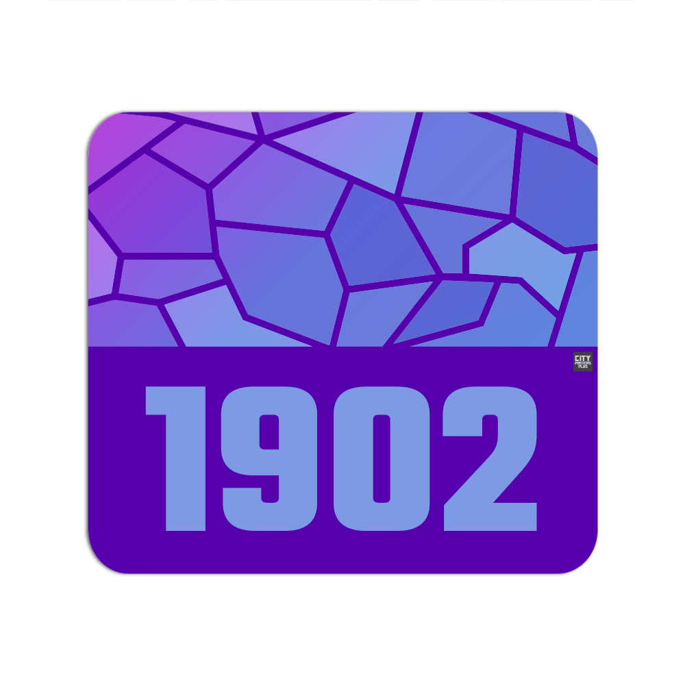 1902 Year Mousepad (Purple)