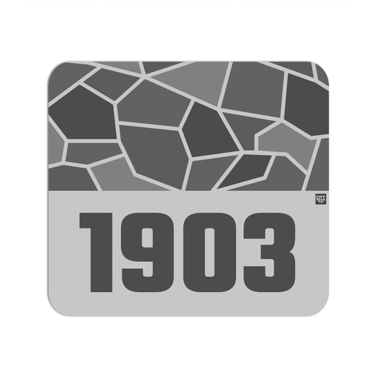 1903 Year Mousepad (Melange Grey)