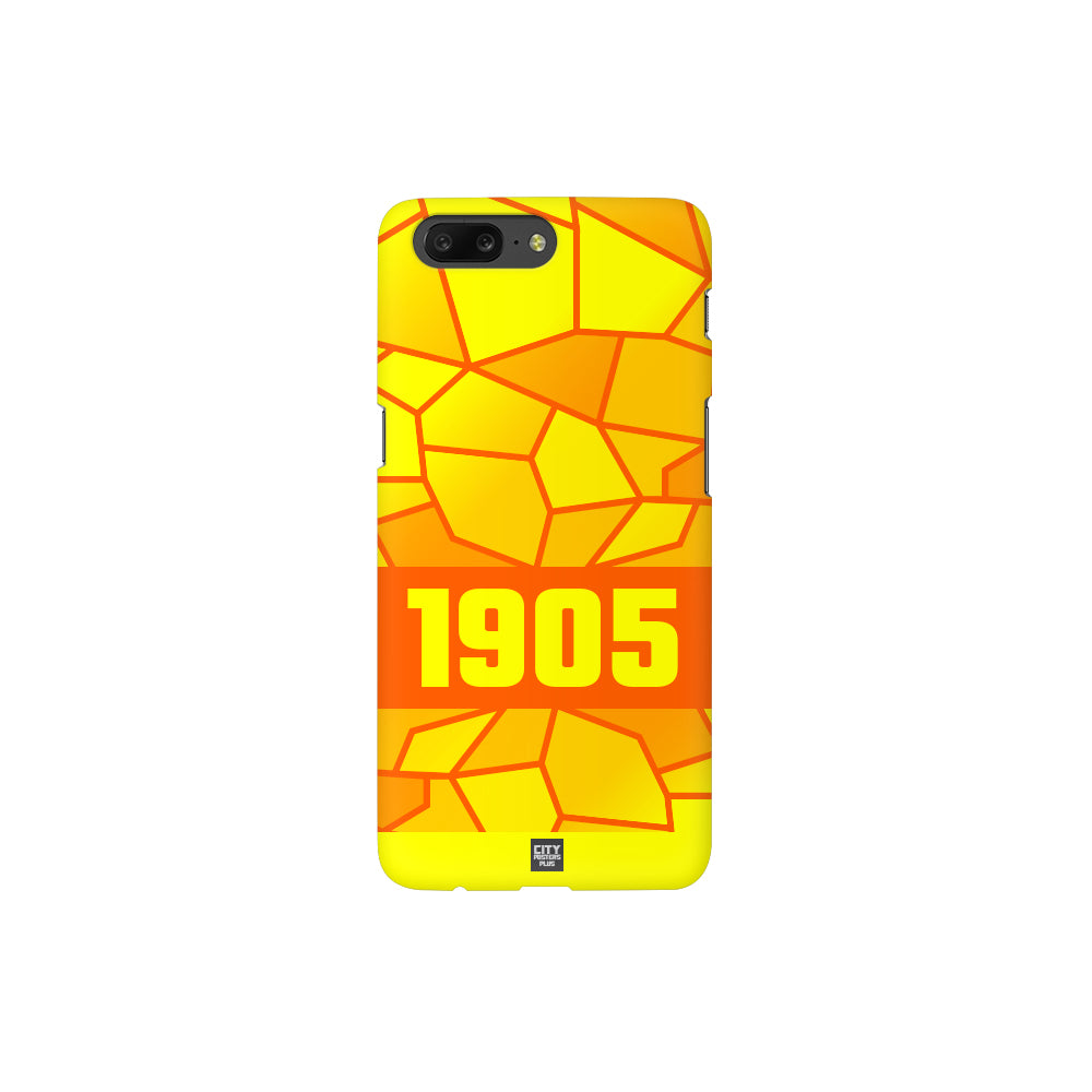 1905 Year Apple iPhone 14 Pro Max Glass Mobile Cover Cases (Orange)